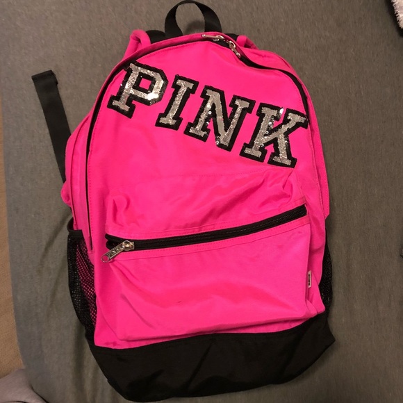 PINK Victoria's Secret Handbags - Pink campus backpack!!
